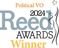 Jessican Holtan, voice actor, is a winner of the 2024 Reed Award for Political Voiceover